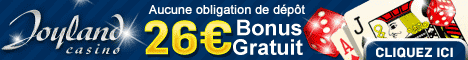 bonus sans depot sur joyland casino